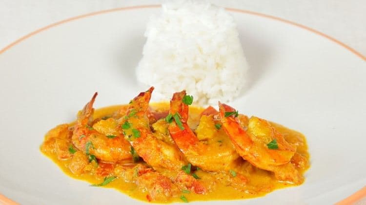 Schrimp and Coconut Curry