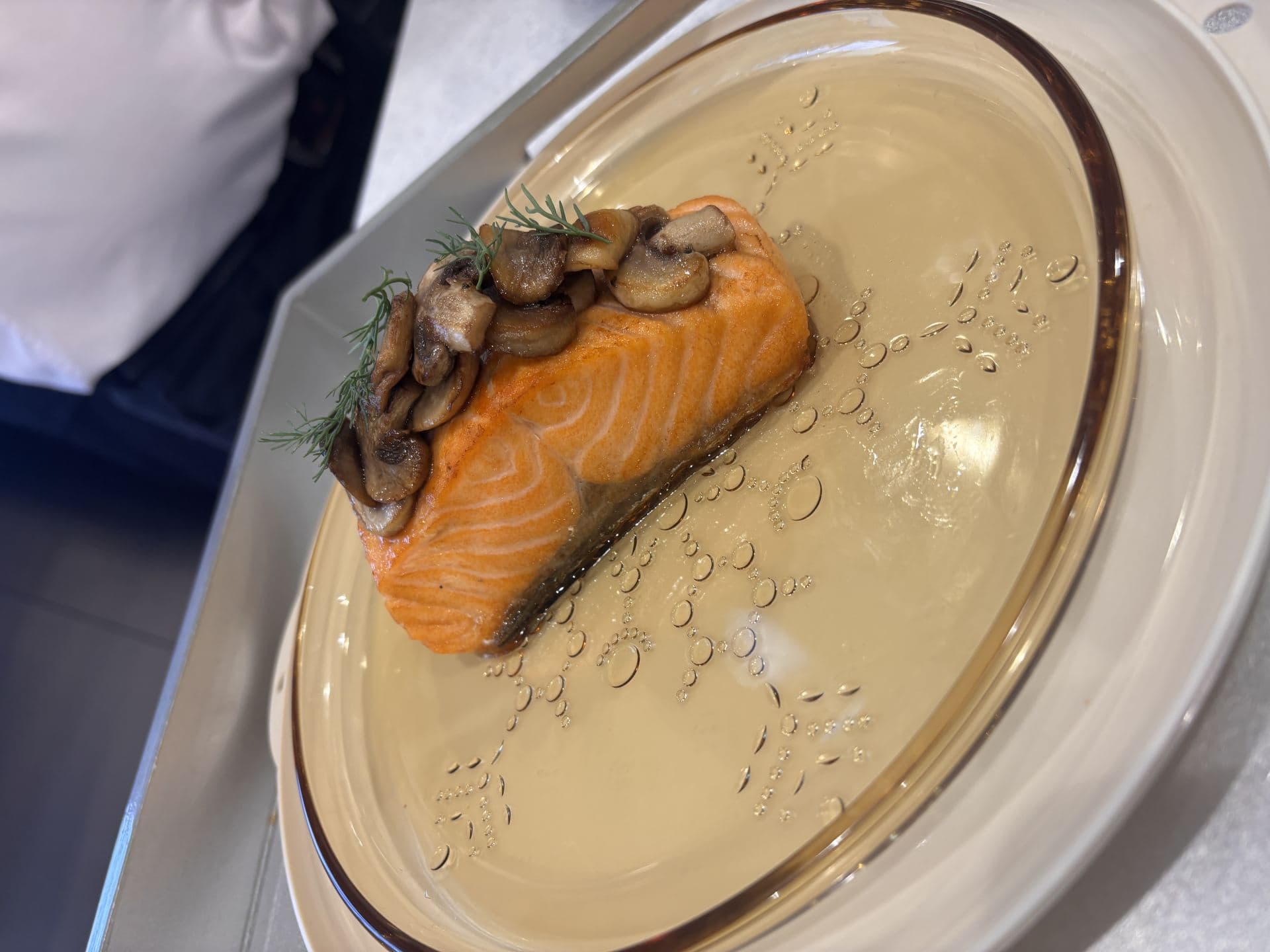 Grilled salmon
