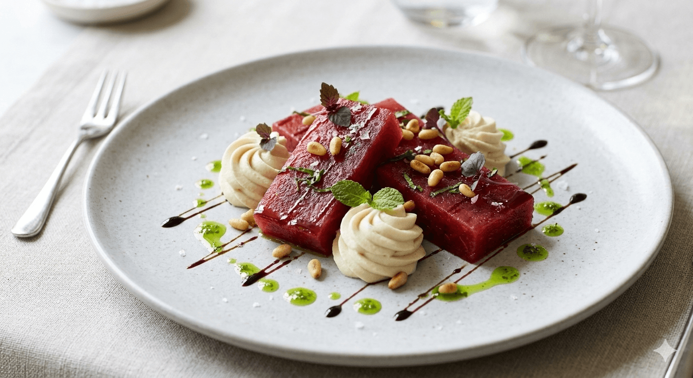 Compressed Watermelon Crudo