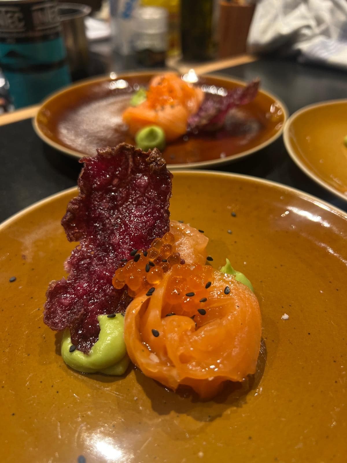 Smoked salmon rose