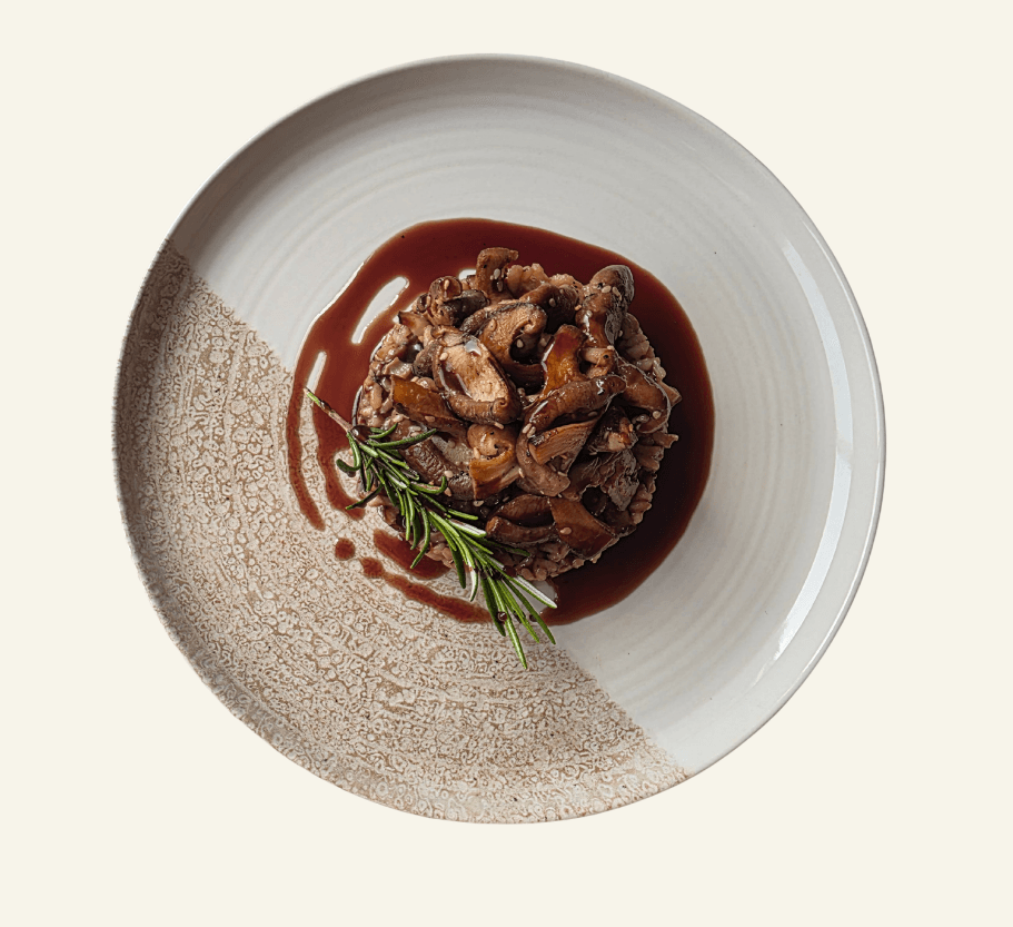 Shiitake, Risotto & Dami-Glace