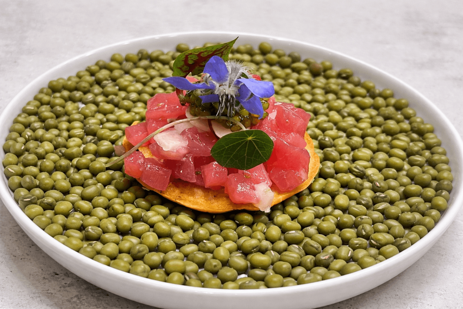 Tuna Tartar with homemade tartllet