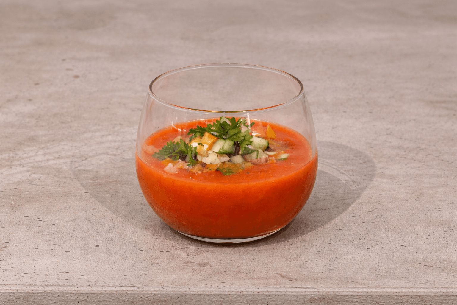 Gazpacho with Dungeness Crab