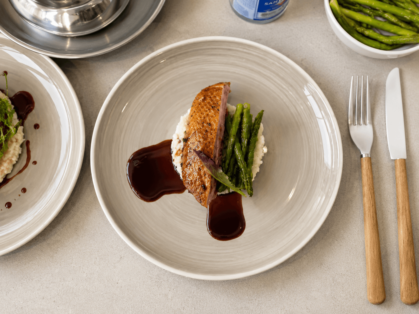 Duck, Asparagus & Orange