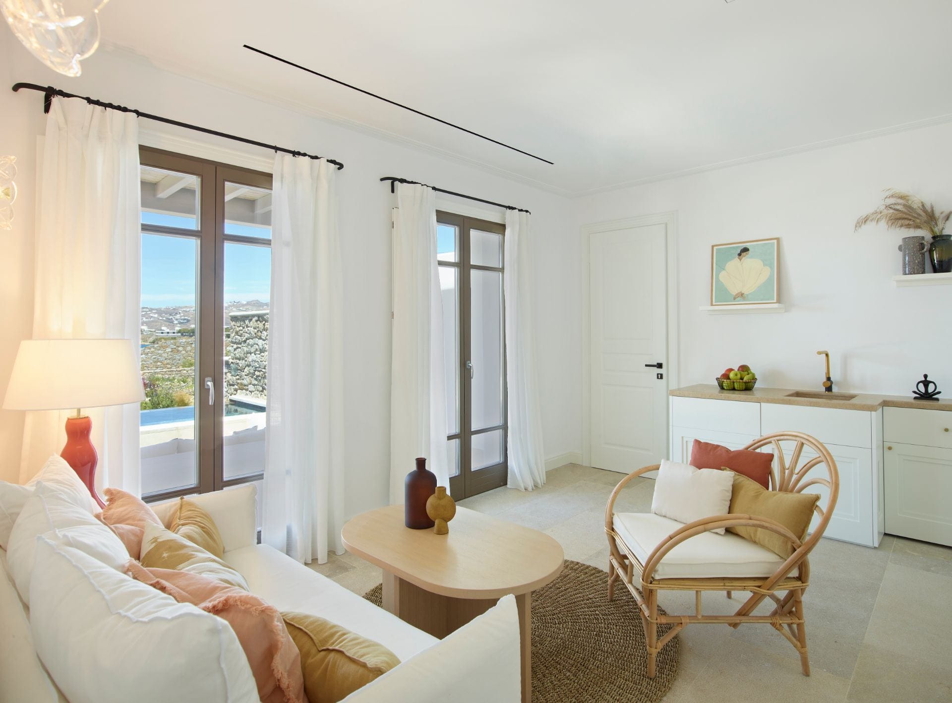 Two Bedroom Home Sea view with Private Heated Pool — luxury villa photo 9
