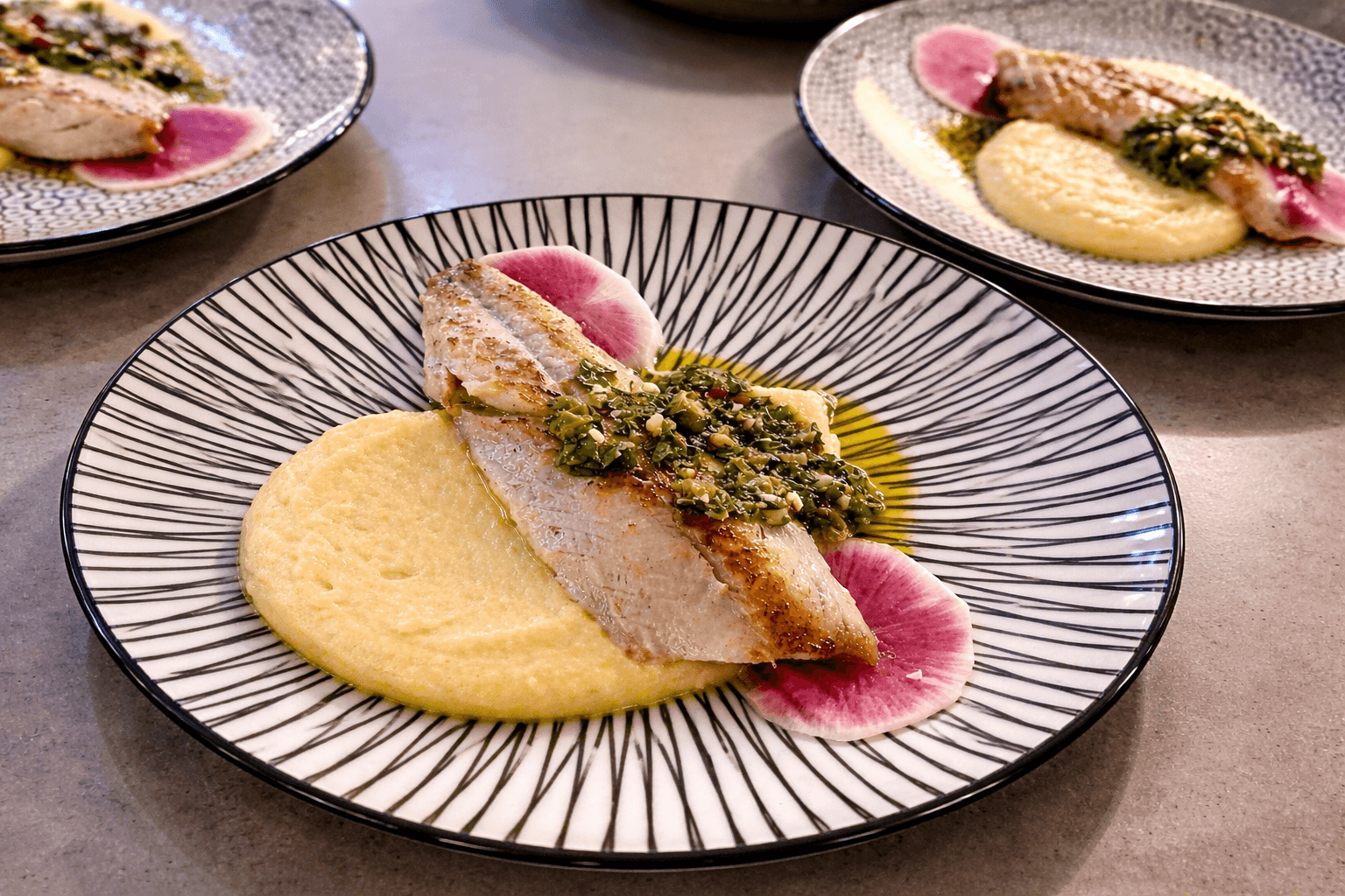 Pan-Seared Branzino