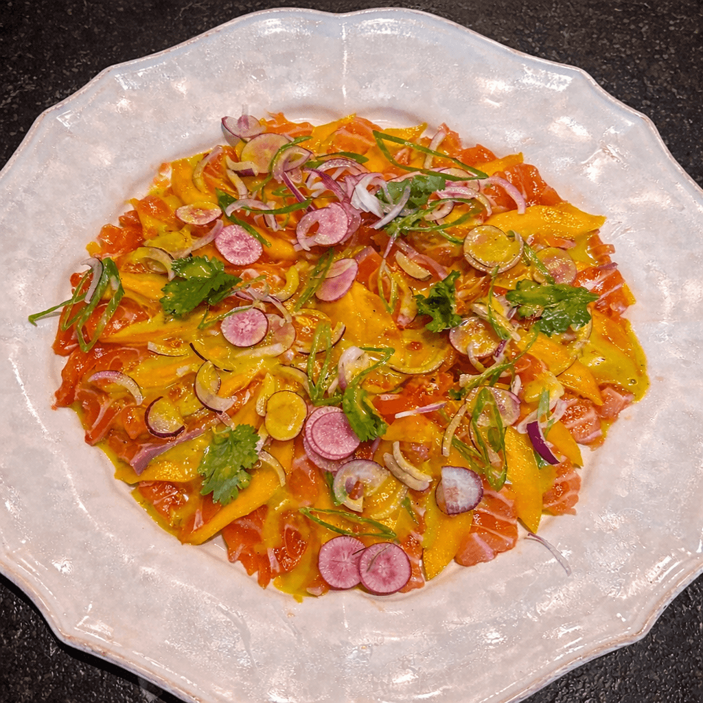 Salmon & Mango Tiradito