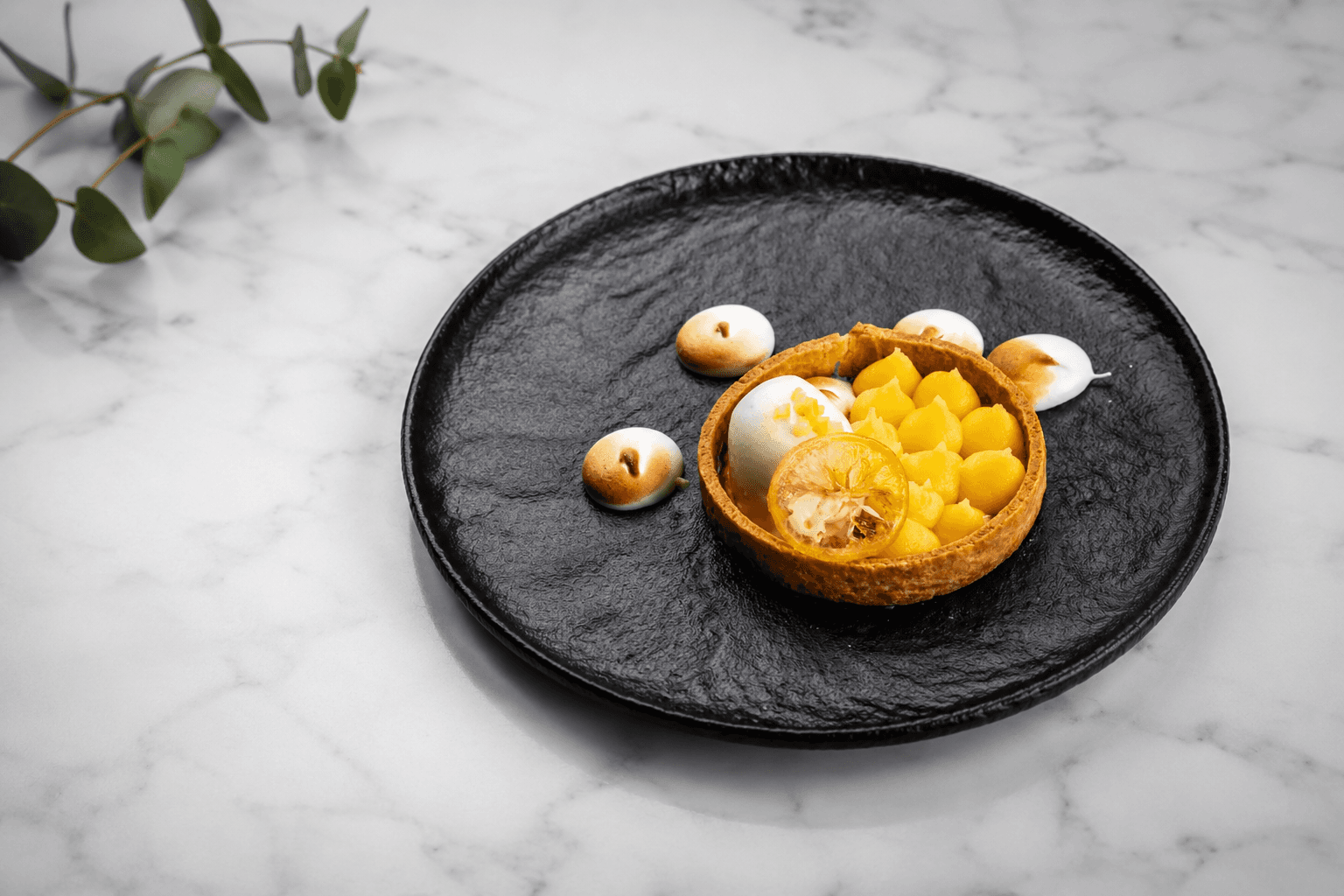Poached Mussel in edible shell