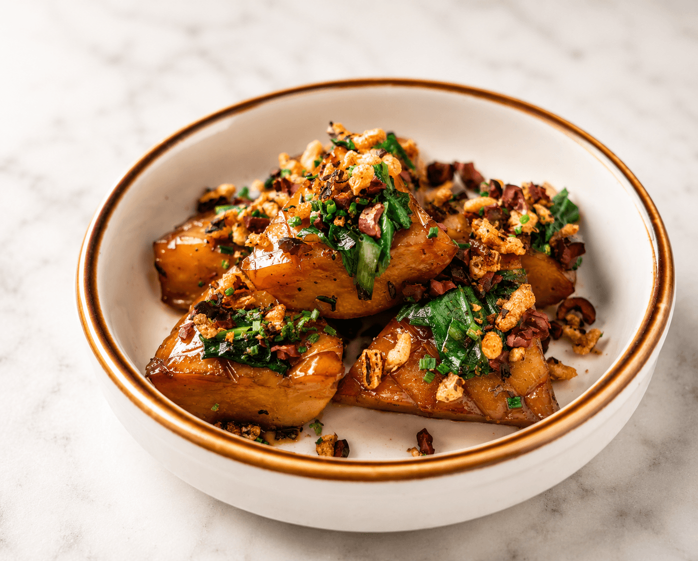Roasted King Oyster, Mushrooms and Wild Rice